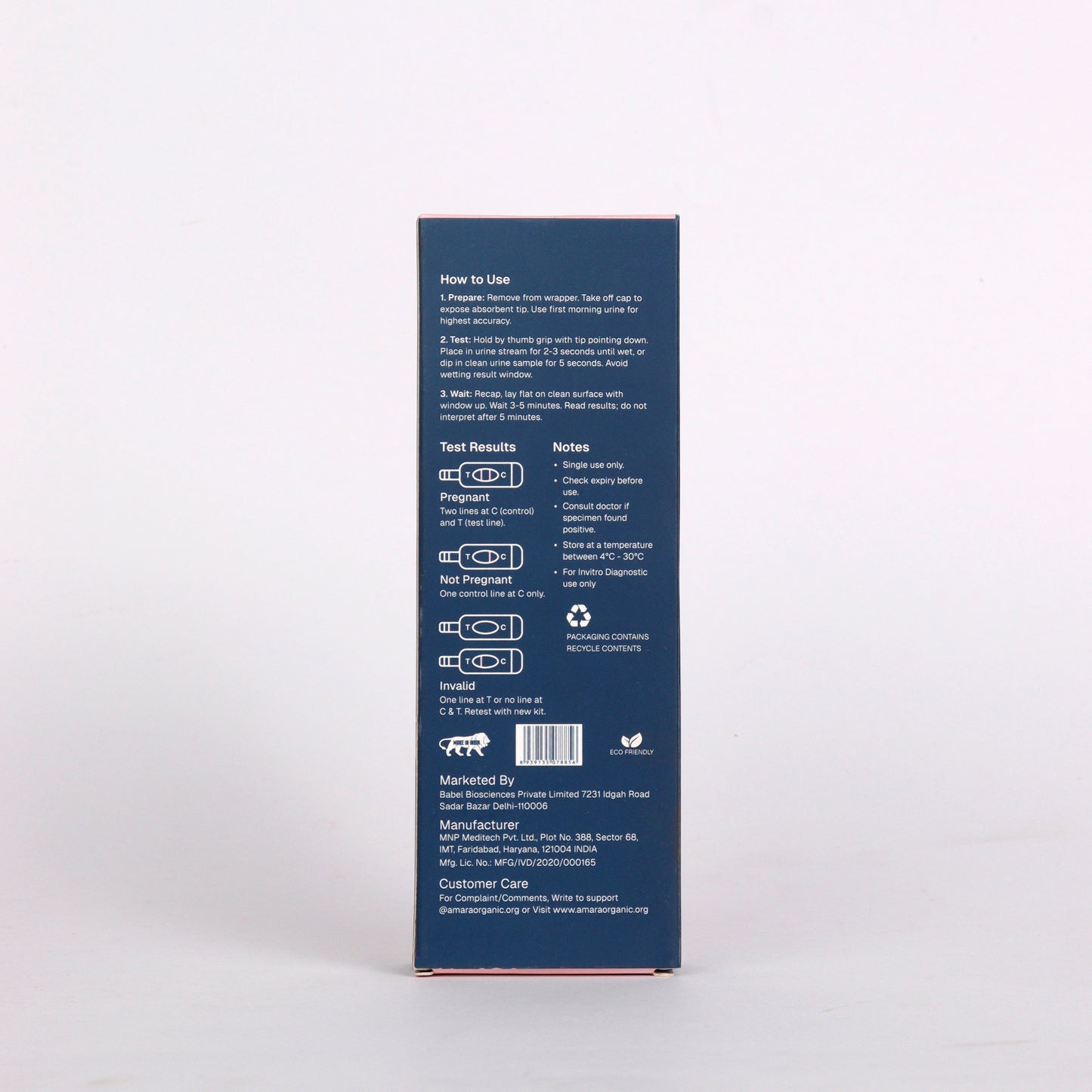 AMARA Precision Pregnancy Test Kit – Pack of 3