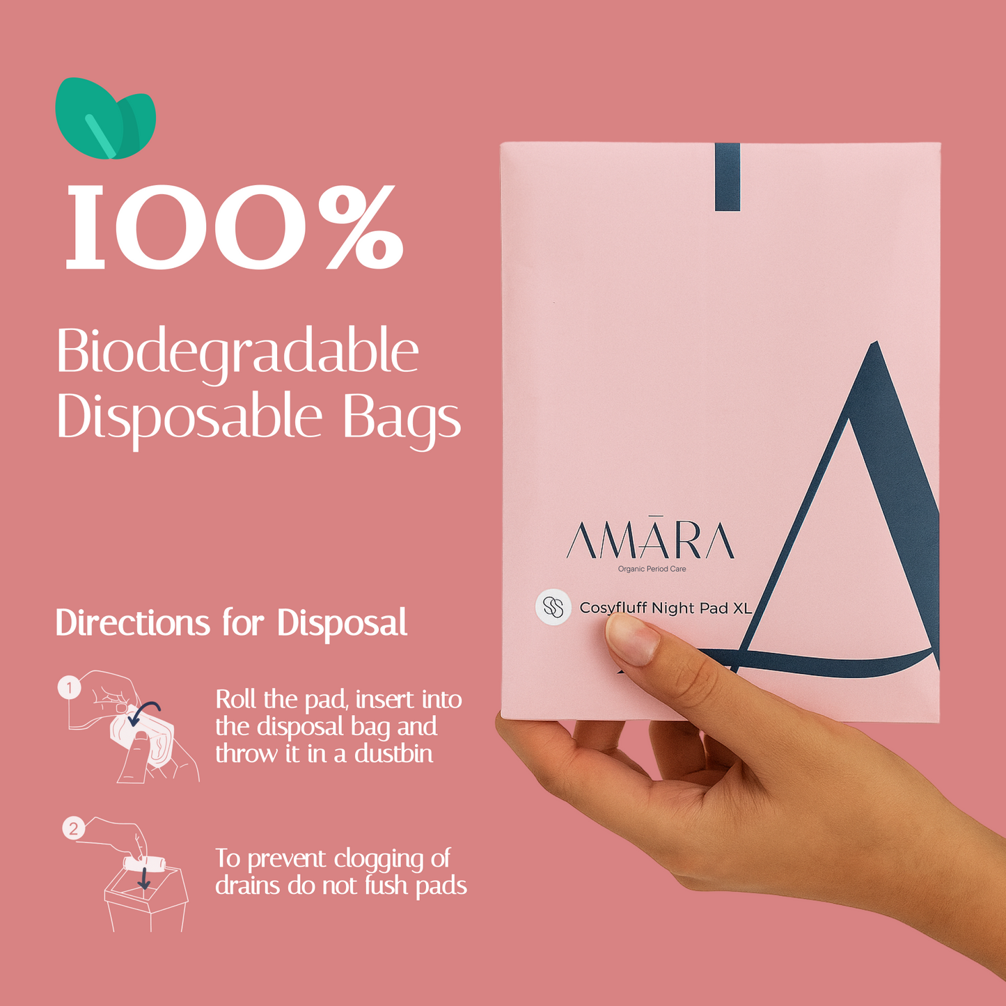 Ultra-Safe Sanitary Pads – XL+ (Heavy Flow)