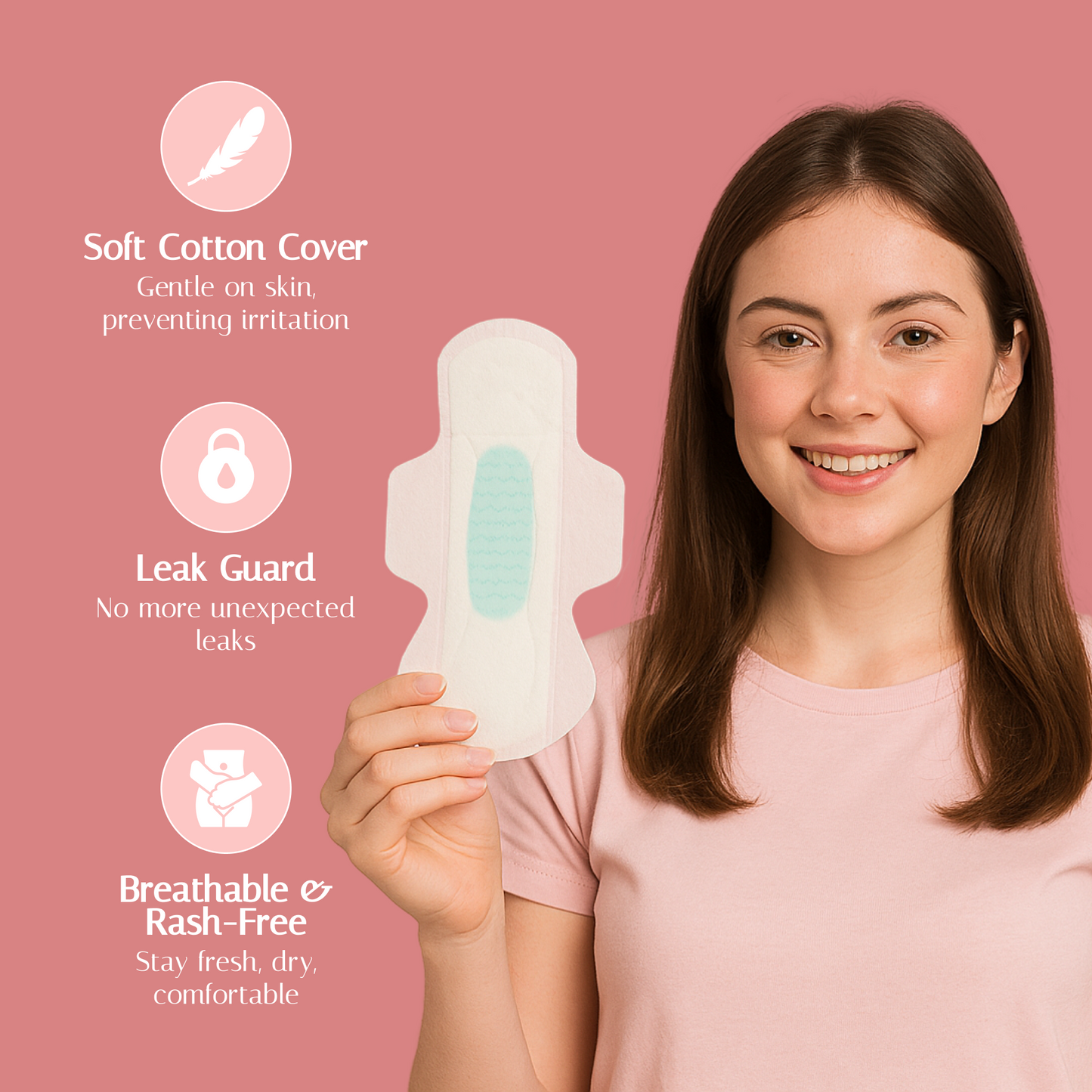 Ultra-Safe Sanitary Pads – XL+ (Heavy Flow)